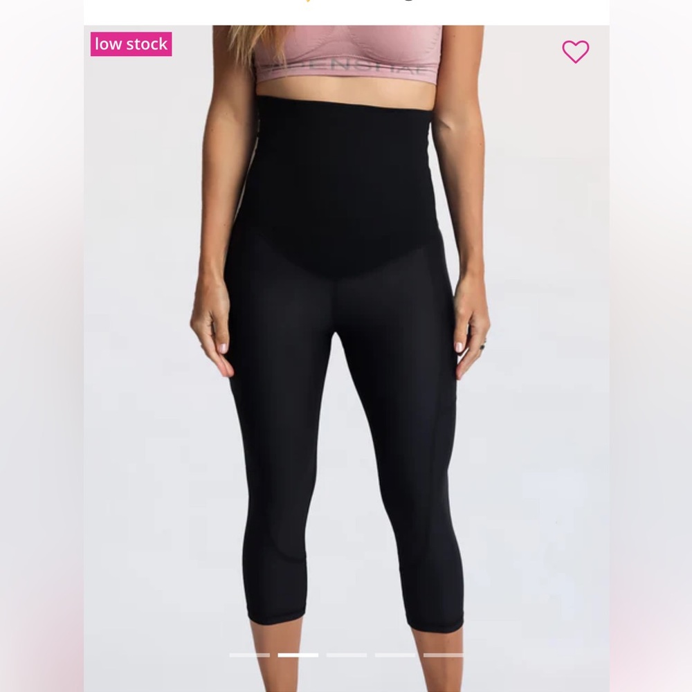 Cadenshae 3/4 length maternity leggings - Medium